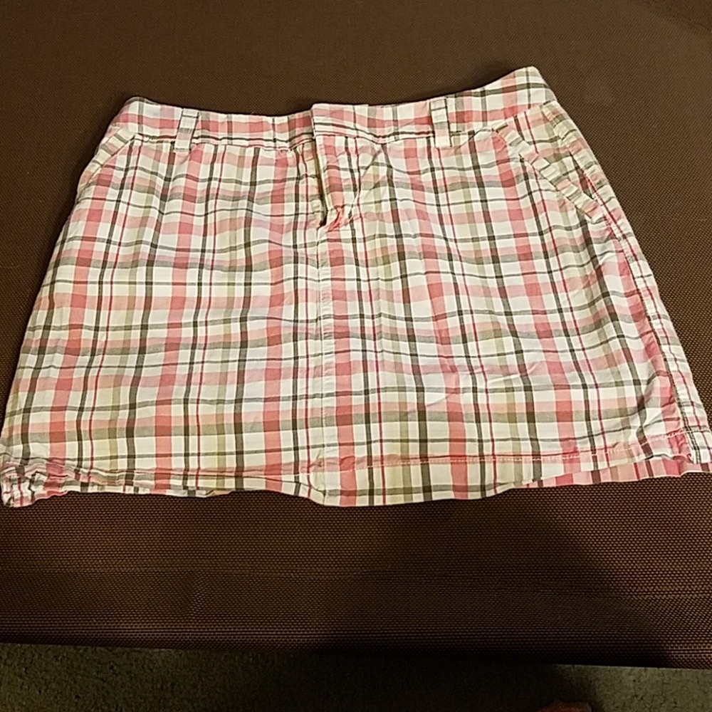 Sonoma skort size 12 plaid
